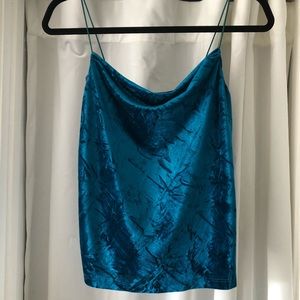 BRAND NEW: Opening Ceremony Velvet Top